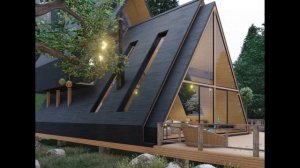 Дом шалаш проект треугольный дом. Советы как строить