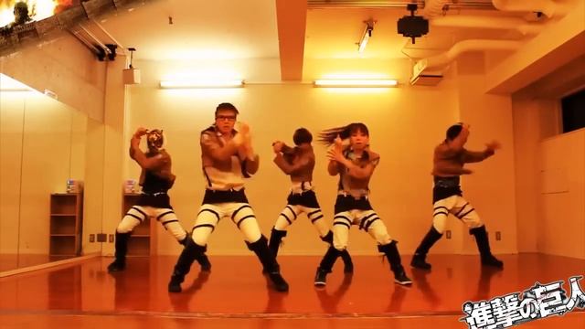 Shingeki No Kyojin OP Dance 【進撃の巨人】 смотреть онлайн