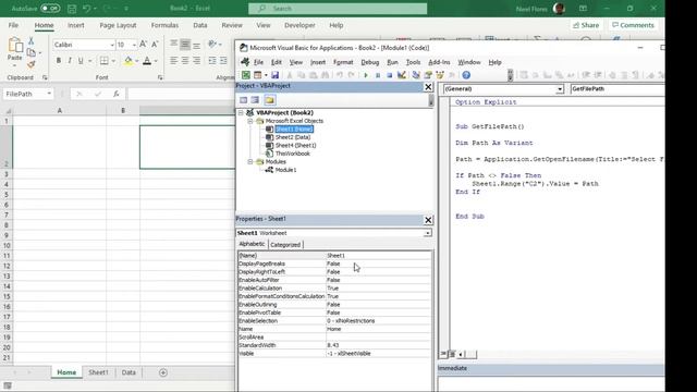 Allow User to Select File | Power Query | M + VBA | Excel смотреть онлайн