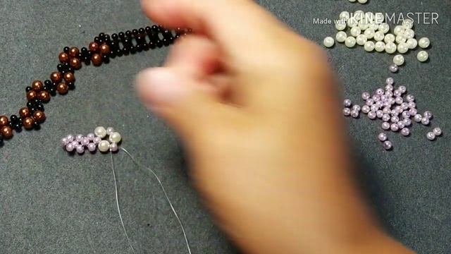 Колье. Одна из первых работ.