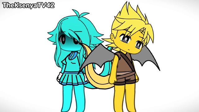 CYAN AND YELLOW NOW IN GACHA LIFE 🤩 ⟨ Rainbow Friends ⟩