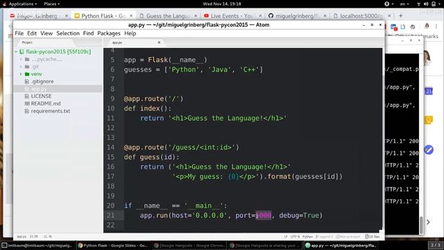 Python Flask смотреть онлайн