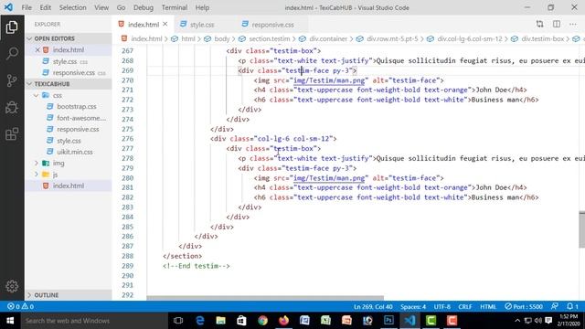 PSD to HTML convert with Bootstrap 4 | Info Section | Responsive Website [#12] смотреть онлайн
