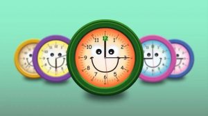 Детская обучалка - Учим время по часам.