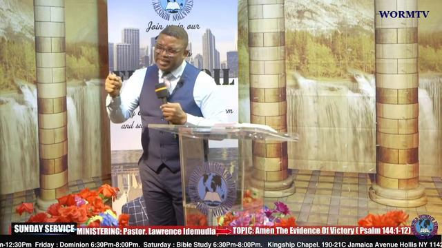 MINISTERING: Pastor. Lawrence Idemudia (AMEN THE EVIDENCE OF VITORY. PSALM 144:1-12) смотреть онлайн
