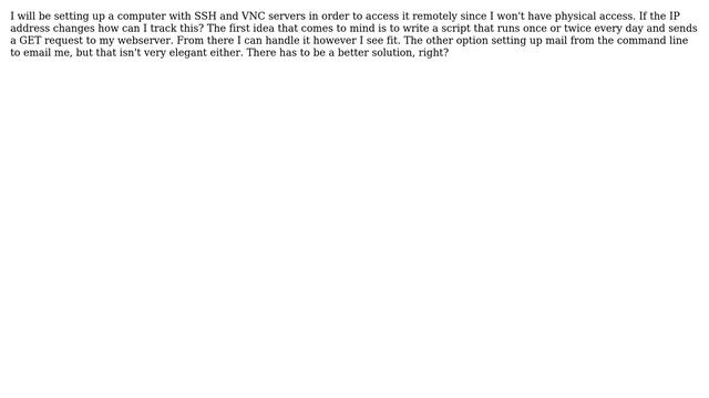 Determine the dynamic IP address of a remote computer in order to SSH смотреть онлайн