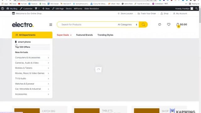 Class14. Electro WordPress Theme Header and Footer Customize смотреть онлайн