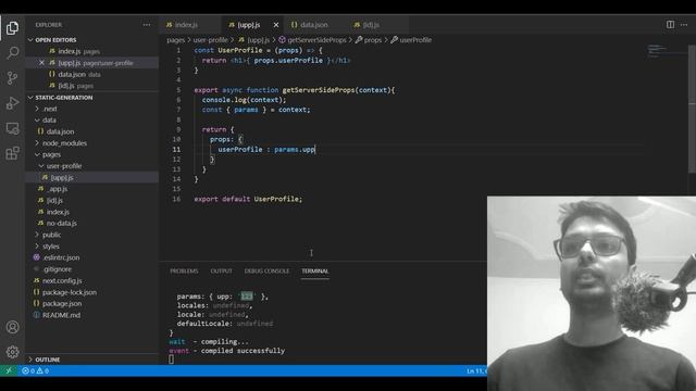 NextJS | getServerSideProps [2] A complete Introduction and build logs | Next js tutorial | #25 смотреть онлайн
