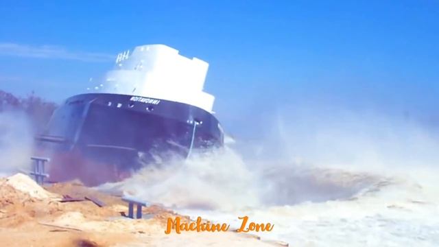 20+ Biggest Ship launches GONE WRONG | Giant WAVES, FAILS and CLOSE CALLS смотреть онлайн