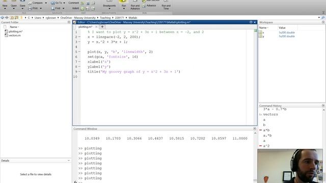 Introduction to MATLAB - plotting смотреть онлайн