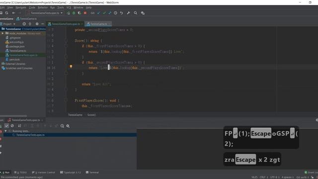 Typescript TDD kata with WebStorm and IdeaVim#13 смотреть онлайн