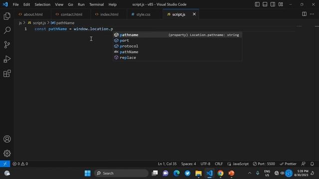 Active nav link indicator using JavaScript | Highlight current page in the navigation menu смотреть онлайн