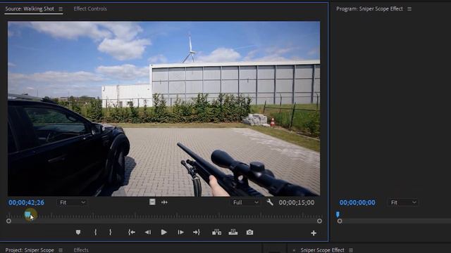 Create a SNIPER SCOPE like Call of Duty Warzone (Premiere Pro Tutorial) смотреть онлайн
