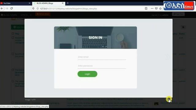 How to create a Blog Website using PHP Source Code & Free Projects step by step 2020 смотреть онлайн