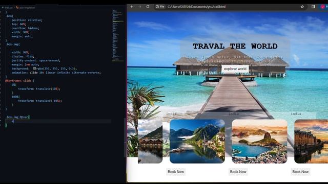 Create Responsive Website Using Html CSS | Trival website смотреть онлайн