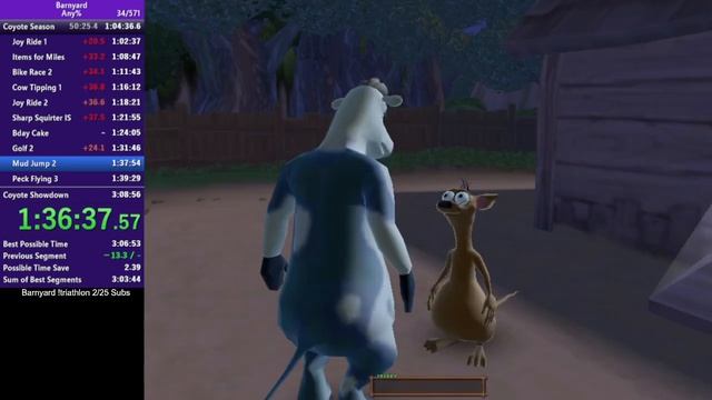 Barnyard Any% Speedrun (3:08:55) [Former World Record]
