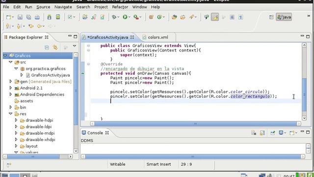 La clase Canvas Android смотреть онлайн