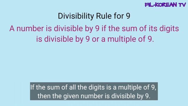 USING DIVISIBILITY RULES FOR 3, 6 AND 9 TO FIND THE COMMON FACTORS смотреть онлайн