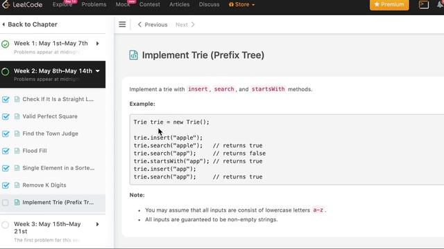Implement Trie (Prefix Tree) | LeetCode 208 | C++, Java, Python | May LeetCoding Day 14 смотреть онлайн