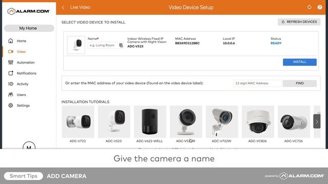 Add ADC V523 to Your Alarm com Account смотреть онлайн