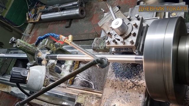 ?Как нарезать резьбу ?на гидравлическом штоке м48 ×3 смотреть онлайн