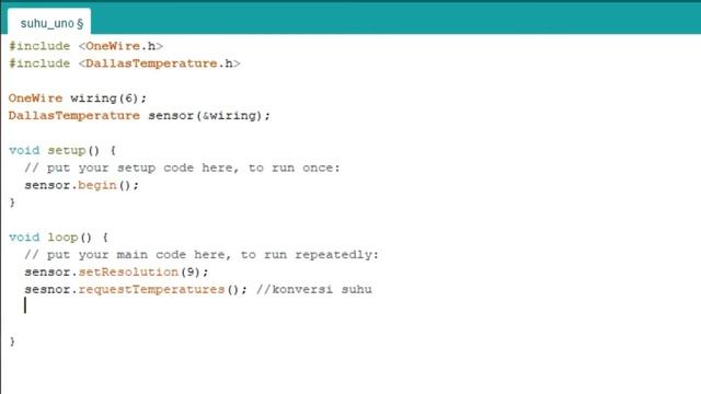 CARA MENGGUNAKAN SENSOR SUHU DS18B20 ARDUINO смотреть онлайн