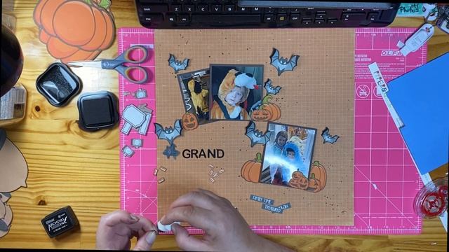 "Grand Halloween"│Nicole Jones 911 Designs│Scrapbooking Process смотреть онлайн