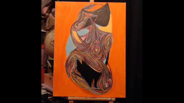 Ep. 13| Disquiet abstract surreal expressionist time lapse painting смотреть онлайн