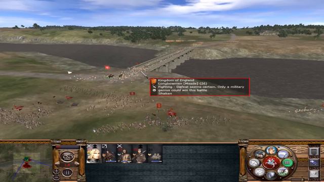 defeating 5 times bigger army - Bridge Ribault Strategy Medieval 2 Total War смотреть онлайн