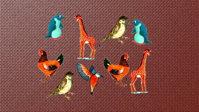 узнаем разных животных бегемот и зимородок смотреть онлайн