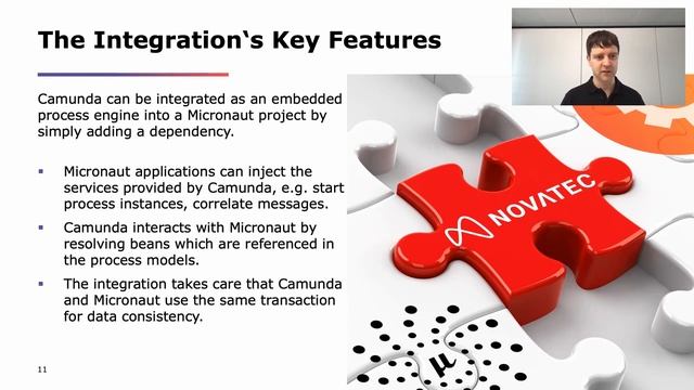 Automating Processes with Camunda and Micronaut | NovatecSUMMIT 2021 смотреть онлайн