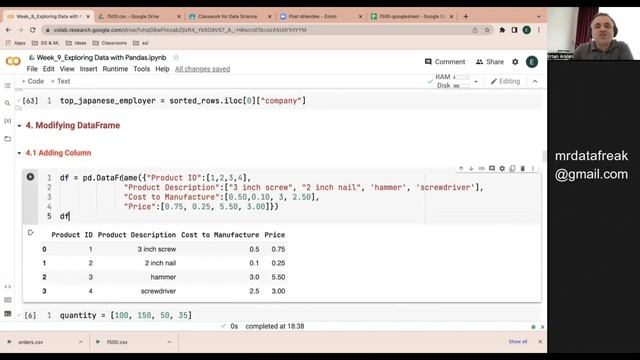 Data Science #3 - Data Exploration with Pandas | Data Science Course смотреть онлайн
