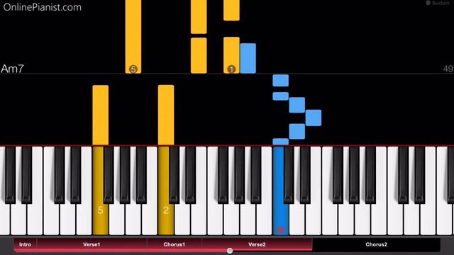 Justin Timberlake | CAN'T STOP THE FEELING (Trolls) | Piano Tutorial смотреть онлайн