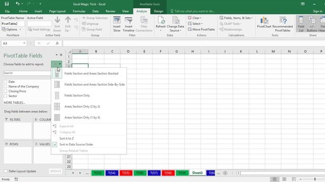 Excel magic trick 60 bangla - To Create a Pivot Table смотреть онлайн