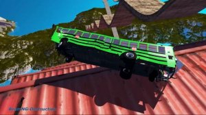 Beamng drive - High Speed Random Car Jumps #54 | BeamNG-Destruction