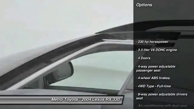 2004 Lexus RX 330 Kalamazoo MI A8645B смотреть онлайн