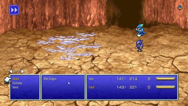 Mist Dragon Boss - Final Fantasy IV Pixel Remaster (PC) смотреть онлайн