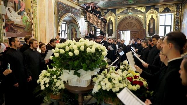 «Милость мира» Д. Христов. Хор КДАіС. Регент - архім. Леонтій (Тупкало). 3 червня 2023 року