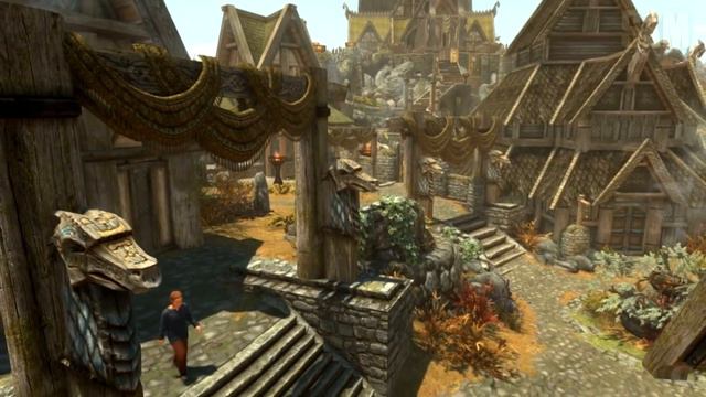 Skyrim Special Edition - JK'S WHITERUN - Amazing Lore-Friendly Overhaul Of The City Of Whiterun смотреть онлайн