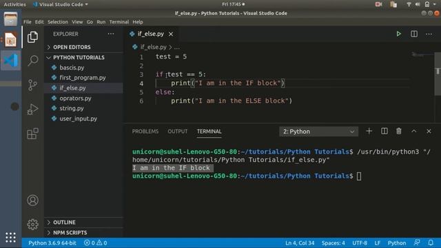 Python Tutorial - If Else statement | Python Programming Tutorial for Beginners in Marathi смотреть онлайн