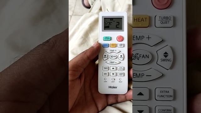 Haier DC inverter Remote setting & features