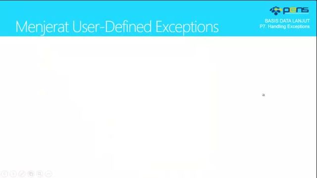 Basis Data Lanjut Oracle: Praktikum 7 - Handling Exceptions смотреть онлайн