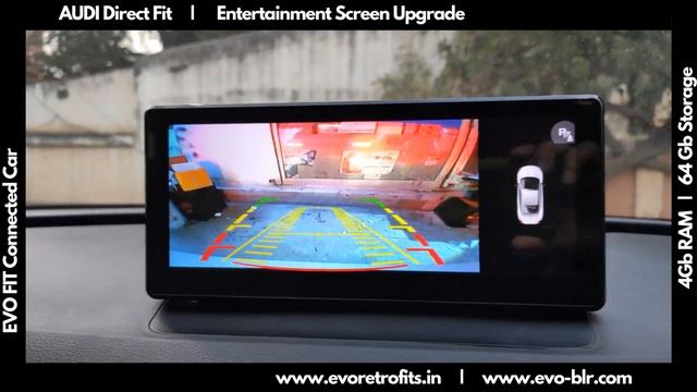 EVO FIT on Audi Q3 8U (2011-2018) android entertainment touchscreen demo USB BT Wifi Carplay MMI смотреть онлайн