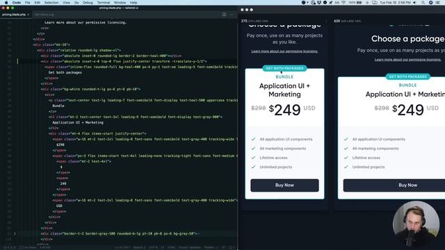 Working on Tailwind UI смотреть онлайн