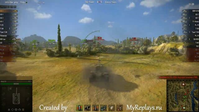 WOT: Monastery - KV-1 - 6 frags - смотреть онлайн