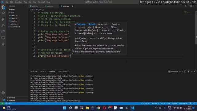 Python Add Strings and Numbers | #pythonTutorials | #coding in #devops #python | #cp_py 05 смотреть онлайн