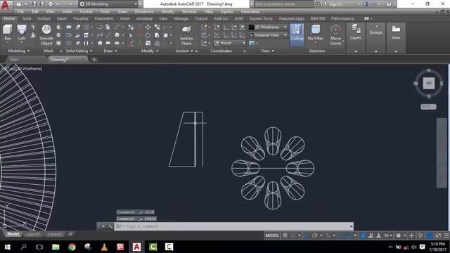 How to make a Spiral bevel gear in Autocad | Autocad 2017 | 3dlearners Academy смотреть онлайн