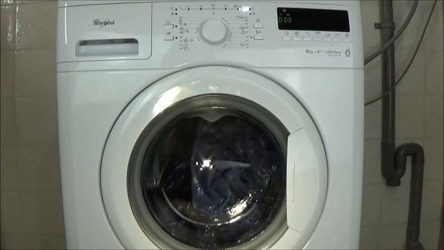 Whirlpool Primo 1406 UM, rinse without centrifuge washing machine program test example lavadora #21 смотреть онлайн