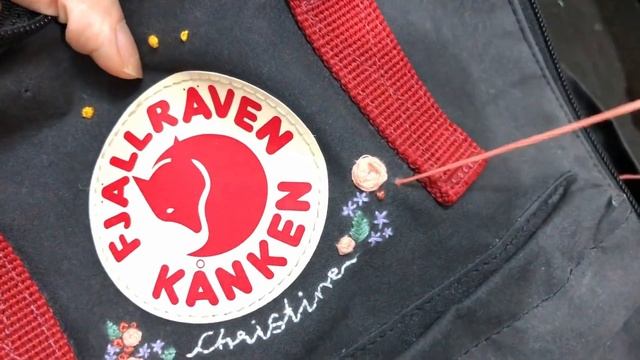 Diy Embroidered Kånken Backpack ? | Embroider With Me