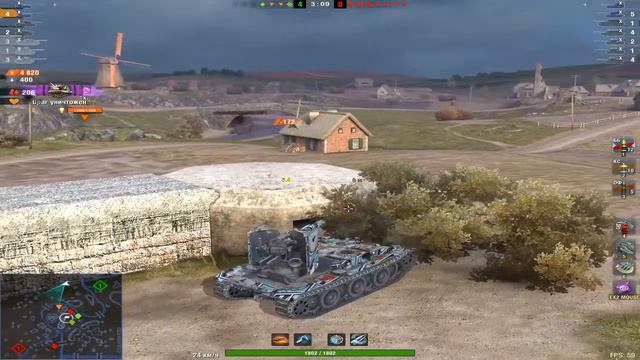 РЕЖИМ ВОЗРОЖДЕНИЕ! 10 479 УРОНА НА GRILLE 15! WOT blitz! смотреть онлайн